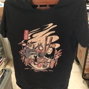 Studio Ghibli Short Sleeve T-Shirt Mash Up Totoro, Howl’s Moving Castle